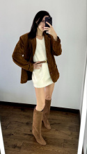 Eleganckie zamszowe kozaki L'estrosa