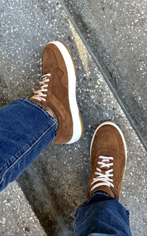 Miękkie zamszowe sneakersy Lestrosa Miękkie zamszowe sneakersy Lestrosa