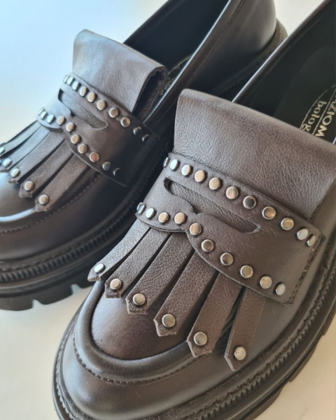 Loafersy na platformie Spaziomoda Loafersy na platformie Spaziomoda