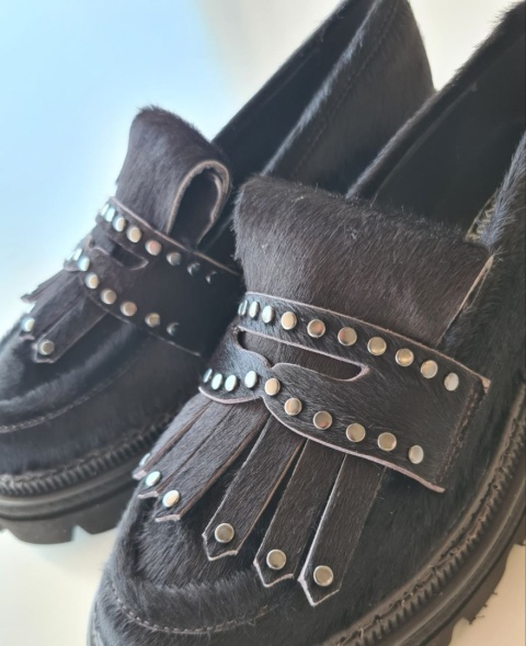 Loafersy na platformie Spaziomoda Loafersy na platformie Spaziomoda