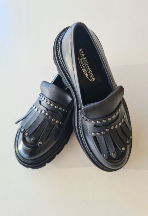 Loafersy na platformie Spaziomoda Loafersy na platformie Spaziomoda