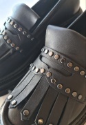 Loafersy na platformie Spaziomoda