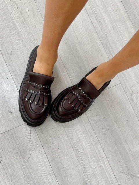 Loafersy na platformie Spaziomoda Loafersy na platformie Spaziomoda