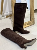 Eleganckie zamszowe kozaki L'estrosa