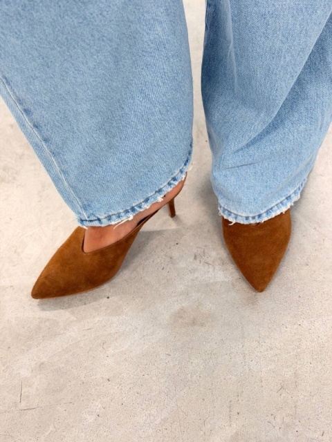 Klapki L’estrosa zamsz