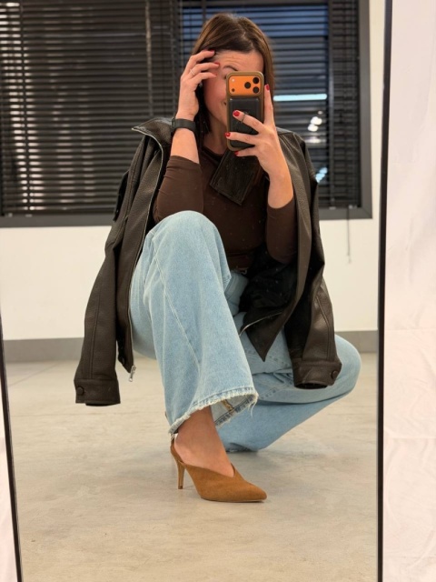 Klapki L’estrosa zamsz