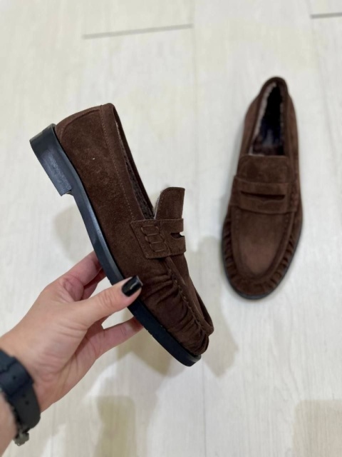 Loafersy z futerkiem L'estrosa Loafersy z futerkiem L'estrosa