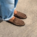Loafersy-klapki z futerkiem L'estrosa