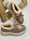 Loafersy z futerkiem L'estrosa