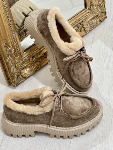 Loafersy z futerkiem L'estrosa Loafersy z futerkiem L'estrosa