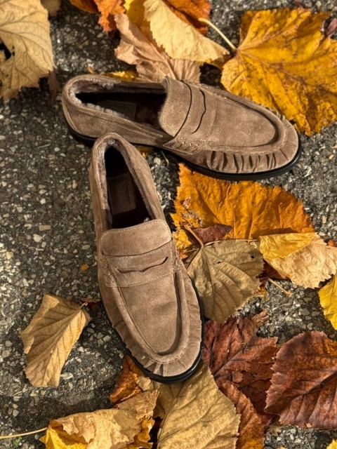 Loafersy z futerkiem L'estrosa