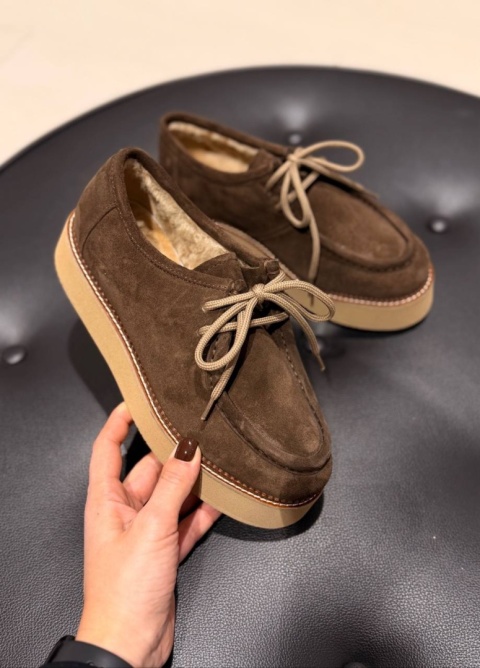 Mokasyny z futerkiem L'estrosa