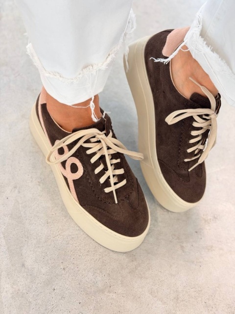 Sneakersy na platformie Lestrosa