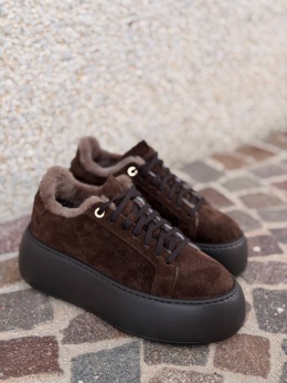 Sneakersy z futerkiem L'estrosa