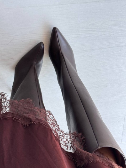 Szerokie kozaki na obcasie L’estrosa