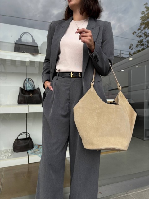 Zamszowa torebka Leather Country