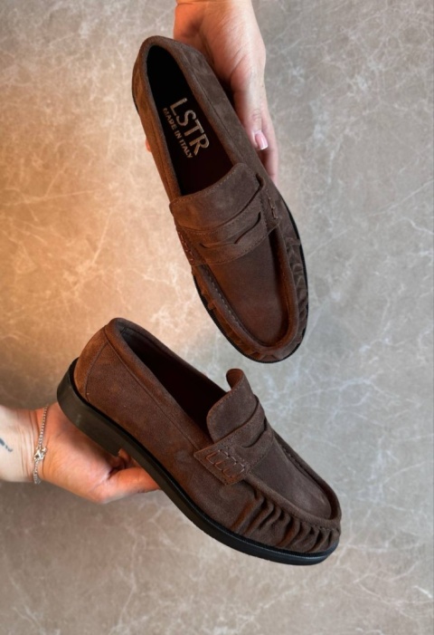 Zamszowe mokasyny L’estrosa