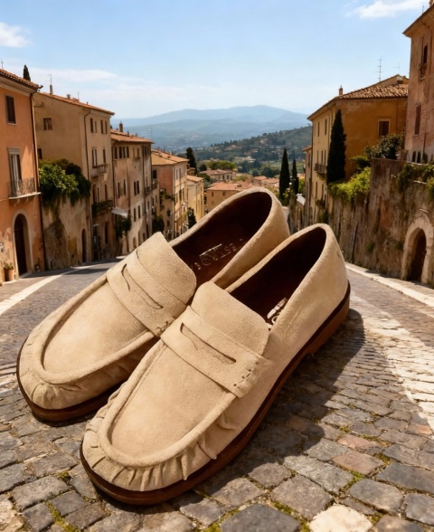 Zamszowe mokasyny L’estrosa