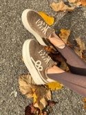 Zamszowe sneakersy na platformie Lestrosa Zamszowe sneakersy na platformie Lestrosa