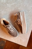 Zamszowe sneakersy na platformie Lestrosa Zamszowe sneakersy na platformie Lestrosa