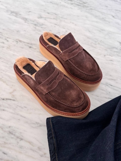 Zimowe klapki na platformie L'estrosa