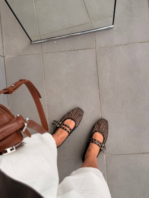 Ażurowe baletki L'estrosa