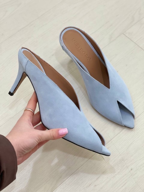 Klapki L’estrosa Sole zamsz