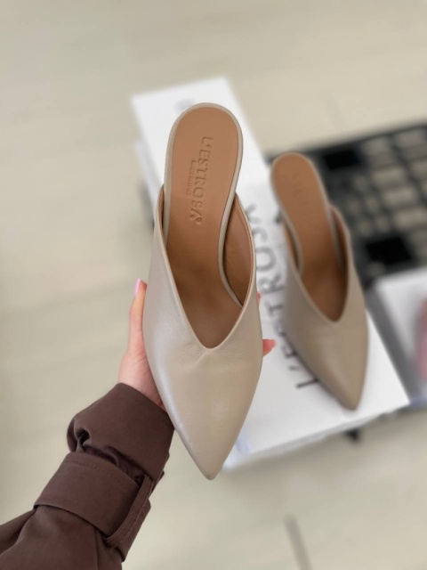 Klapki L’estrosa skòra