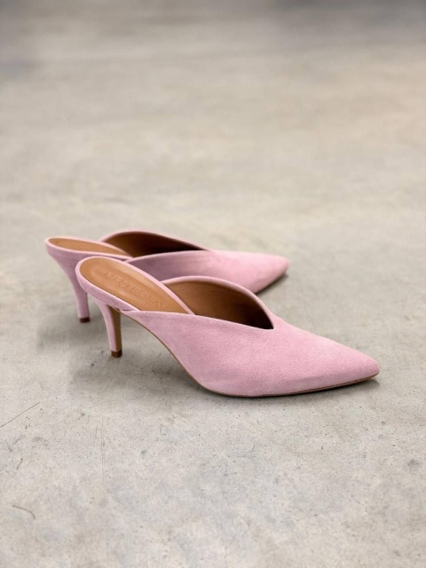 Klapki L’estrosa zamsz