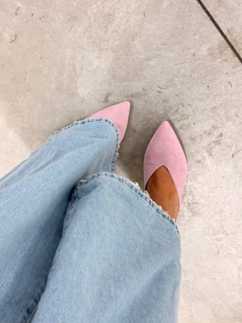 Klapki L’estrosa zamsz