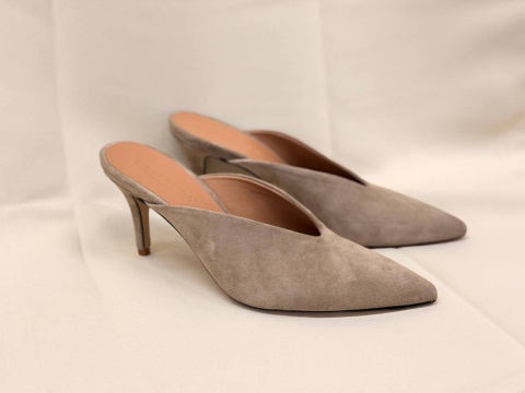 Klapki L’estrosa zamsz