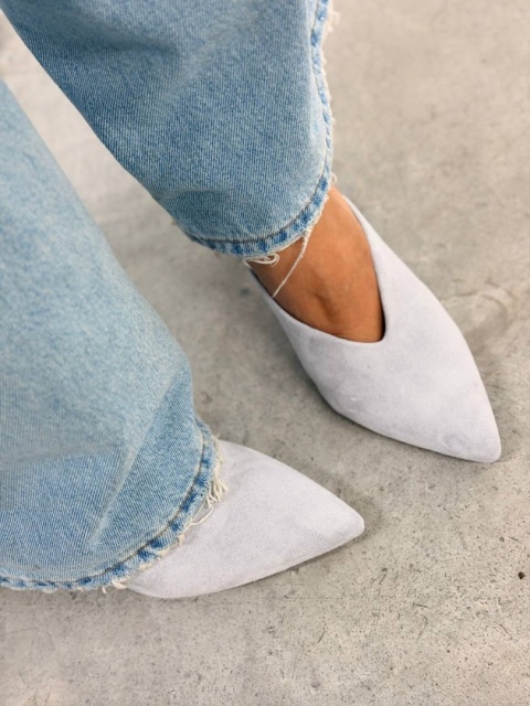 Klapki L’estrosa zamsz