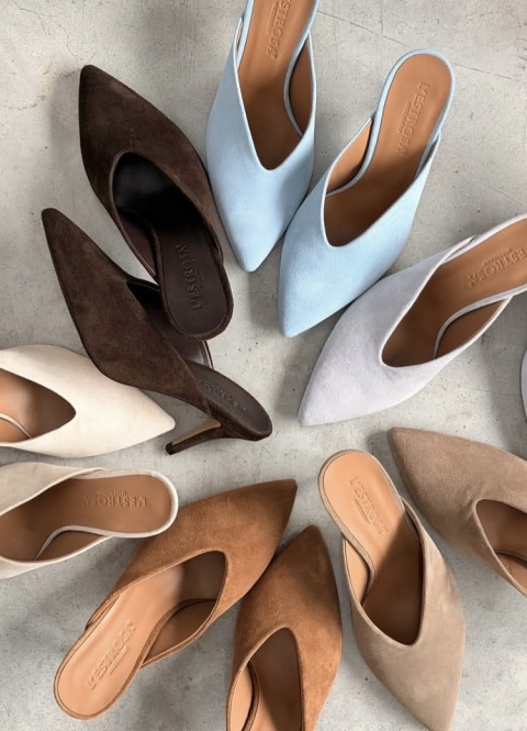 Klapki L’estrosa zamsz