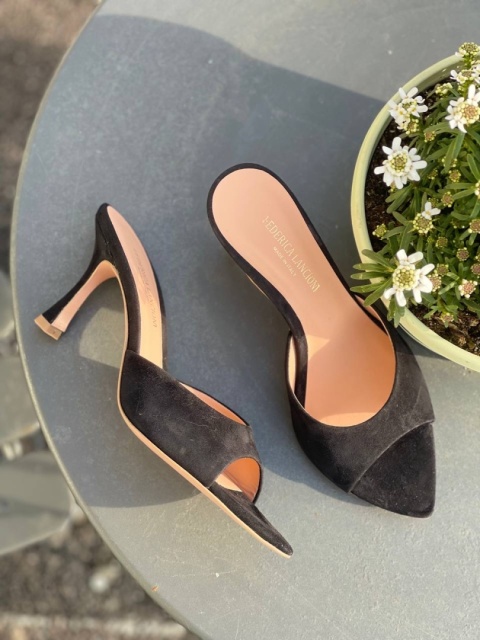 Klapki na obcasie Lancioni