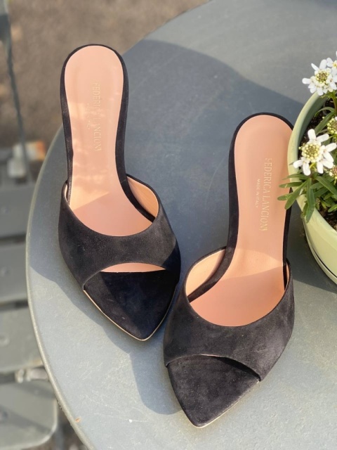 Klapki na obcasie Lancioni