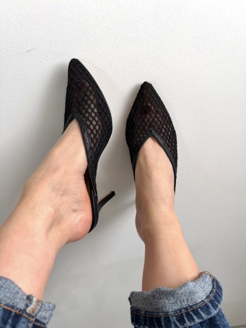 Klapki z siateczki L'estrosa