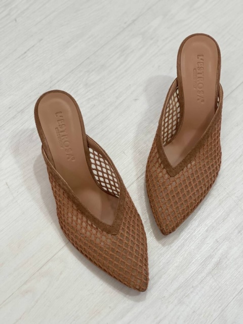 Klapki z siateczki L'estrosa