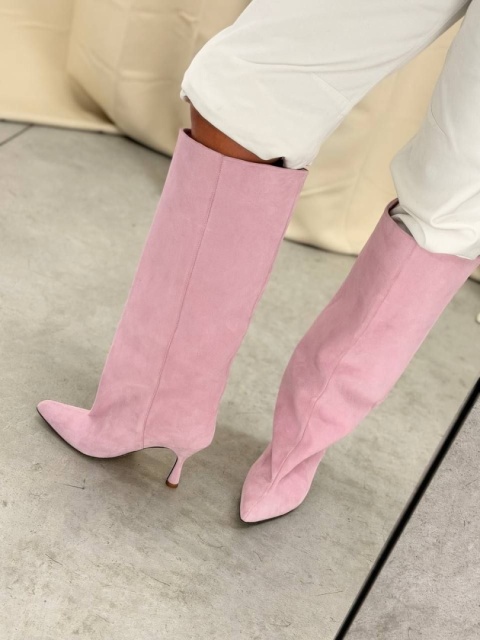 Szerokie kozaki na obcasie L’estrosa