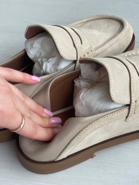 Zamszowe mokasyny L’estrosa