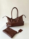 Duża skórzana torebka shopper Leather Country
