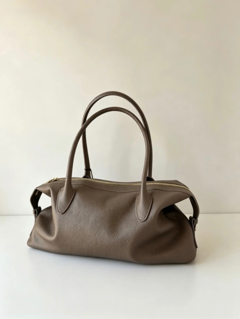 Duża skórzana torebka shopper Leather Country