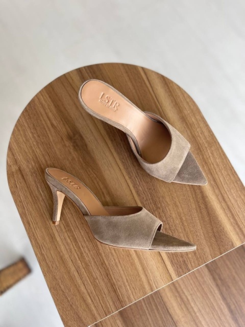 Klapki L'estrosa Siena zamsz