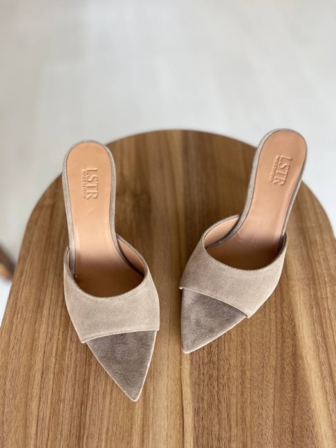 Klapki L'estrosa Siena zamsz