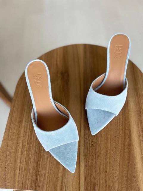 Klapki L'estrosa Siena zamsz