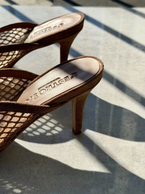 Klapki z siateczki L'estrosa