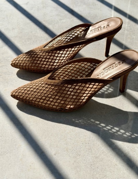 Klapki z siateczki L'estrosa