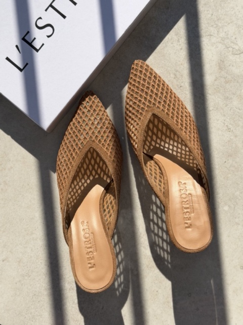 Klapki z siateczki L'estrosa