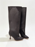 Kozaki Venere - skórzane brązowe