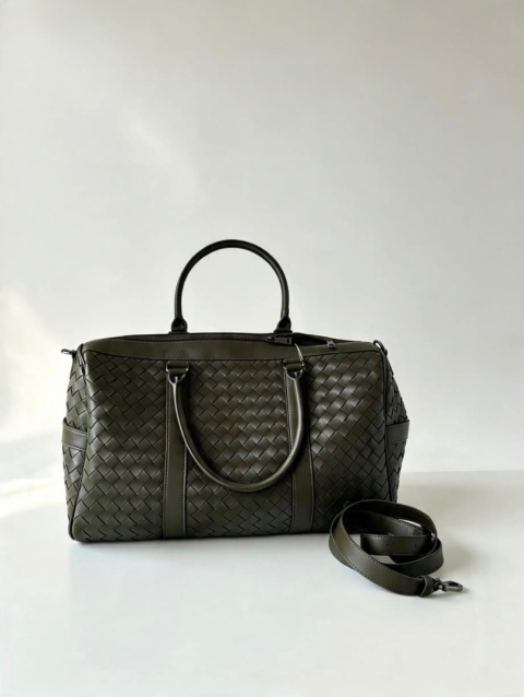 Pleciona skórzana torebka Leather Country