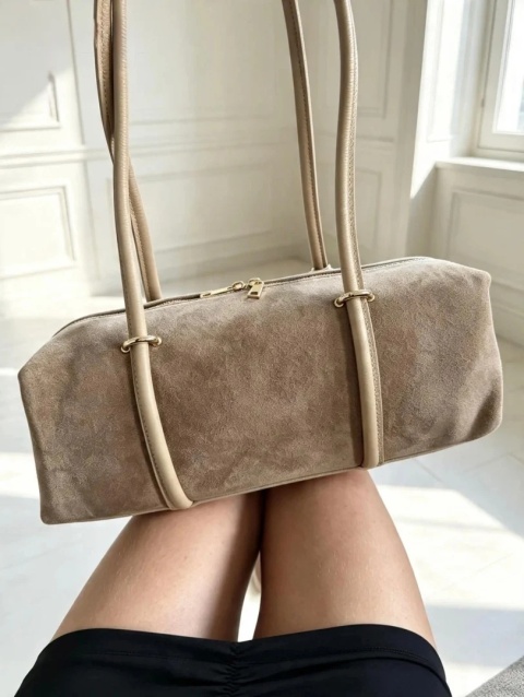 Torebka bagietka Leather Country — taupe